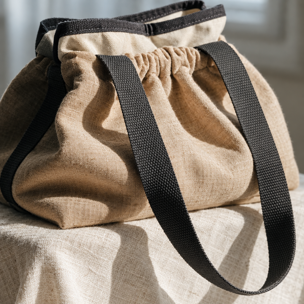 Soft Kit Carry Pouch fabric and handle detail